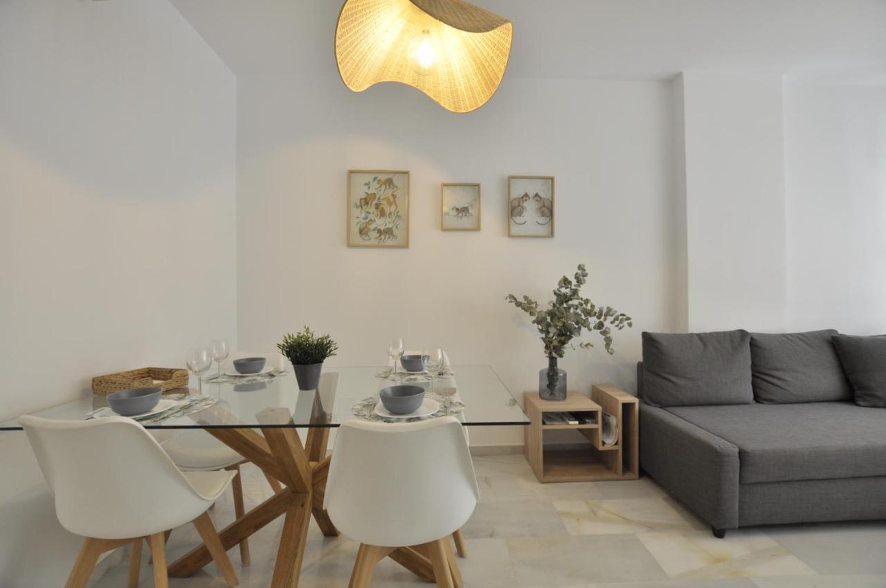 Luminoso y coqueto apartamento con jardín Málaga Exterior foto